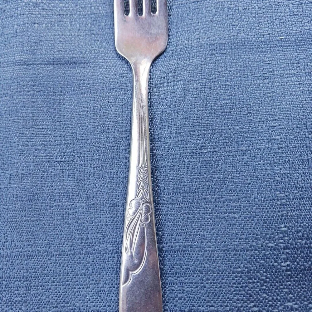 Vintage HB Co Heather Stainless Flatware Fork